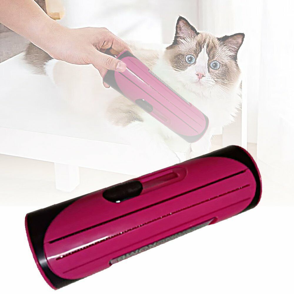 Deshedding Grooming Roll Comb Brush for Dogs & Cats