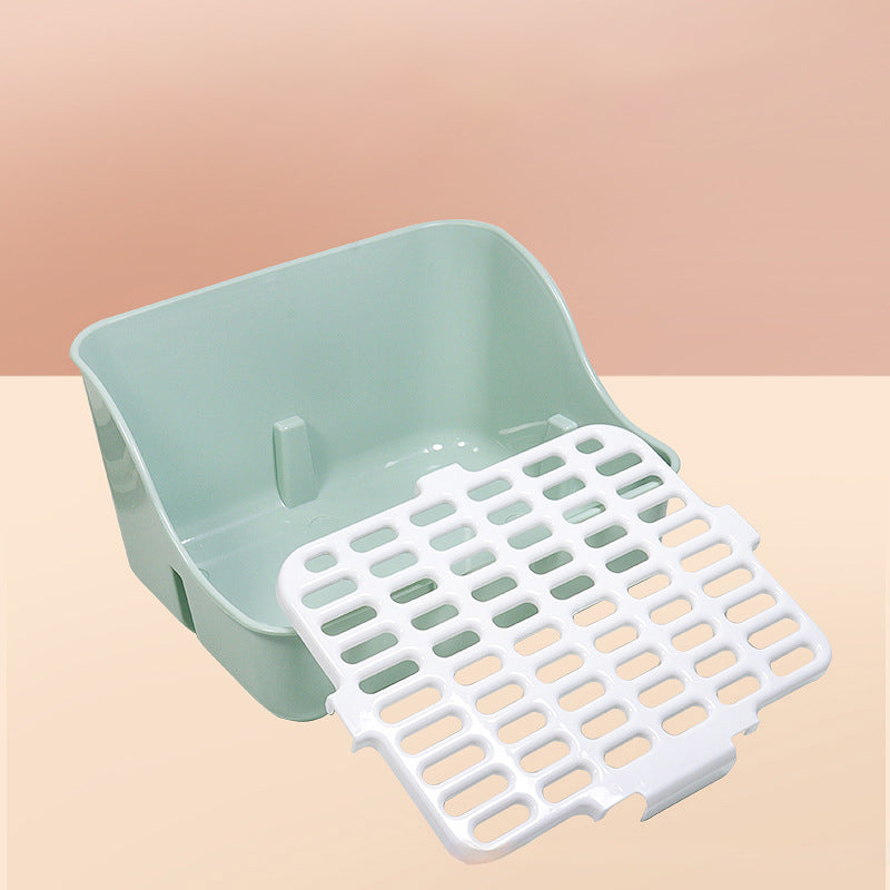 Corner Litter Box Potty Trainer for Rabbits & Small Pets