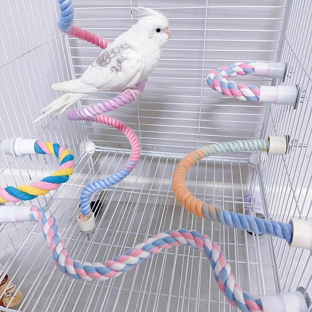 Bird Rope Perch Stand — included in bundle