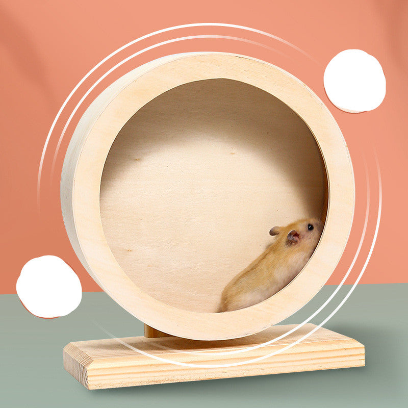 Totoro-Style Running Wheel for Hamsters & Guinea Pigs