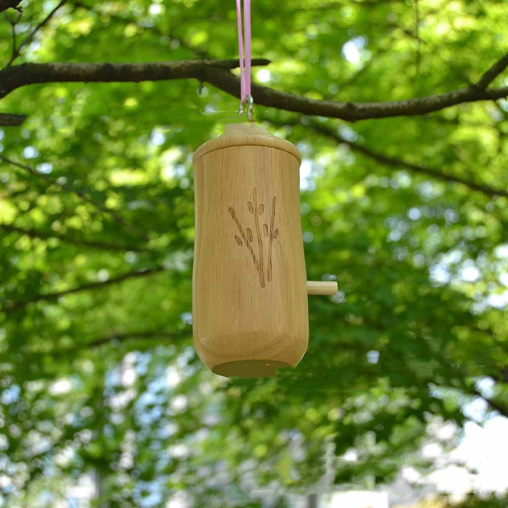 Wooden Hummingbird Swing Nest House — 3 Styles