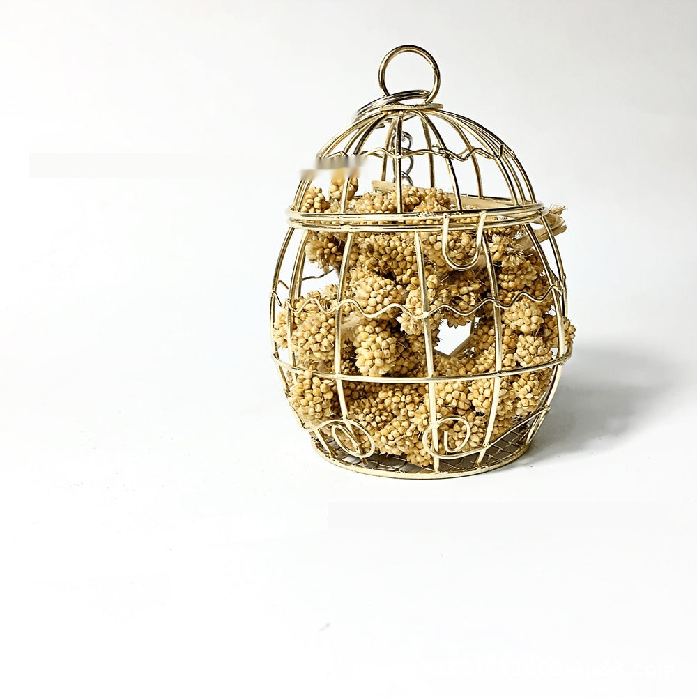 Iron Cage Foraging Toy for Parrots & Rabbits