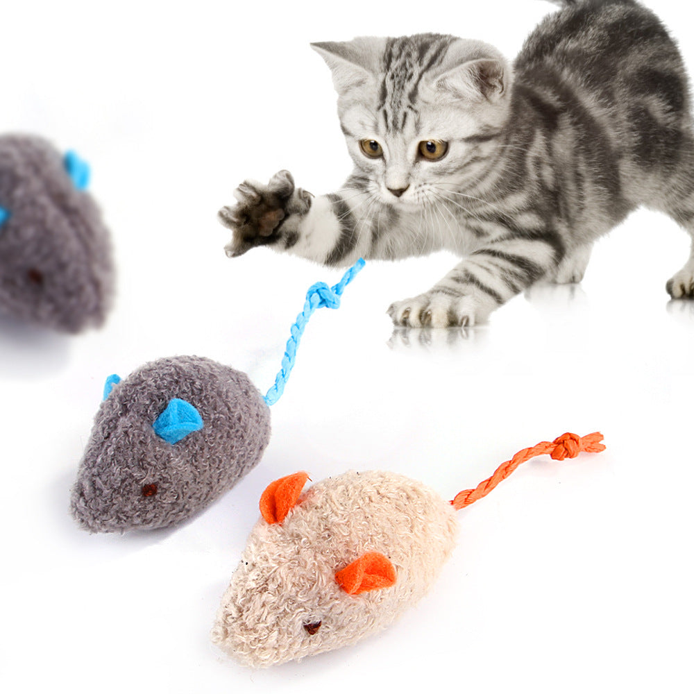 Catnip Plush Mouse Interactive Cat Toy